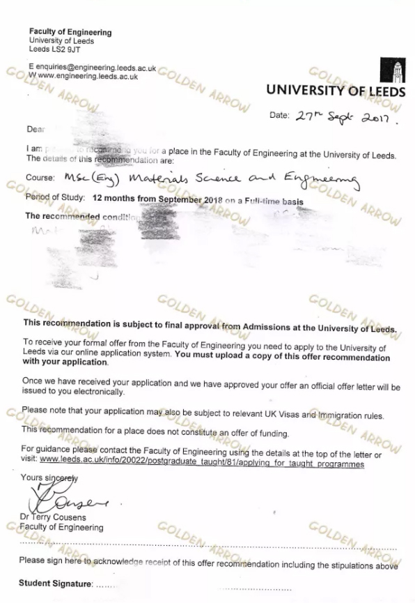 利兹大学Materials-Science-and-Engineering专业offer.jpg 利兹大学Materials-Science-and-Engineering专业offer.jpg