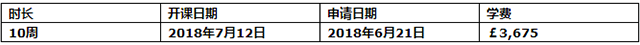 埃塞克斯大学语言课程安排.png