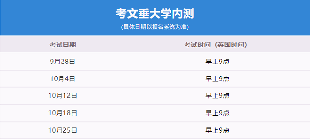 考文垂大学线上内测考试安排.png 考文垂大学线上内测考试安排.png