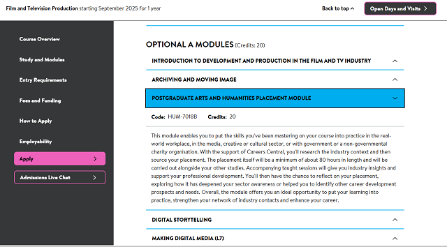 东安格利亚大学影视媒体硕士专业上线内嵌实习模块.png